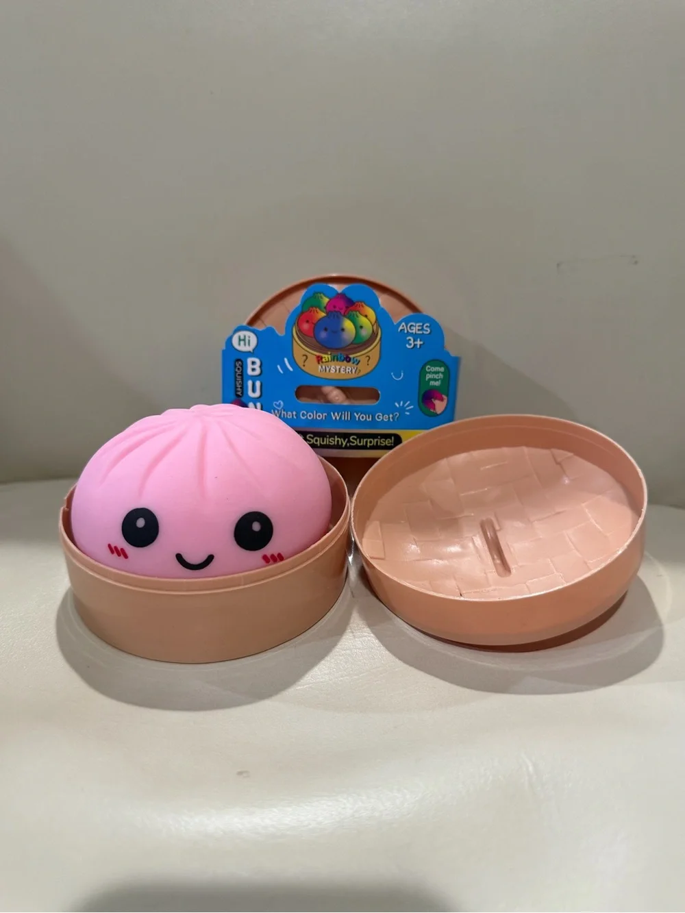 New 3 Pack Lot Sealed Dumpling Soft Squishy, Butter and Square Squishy
